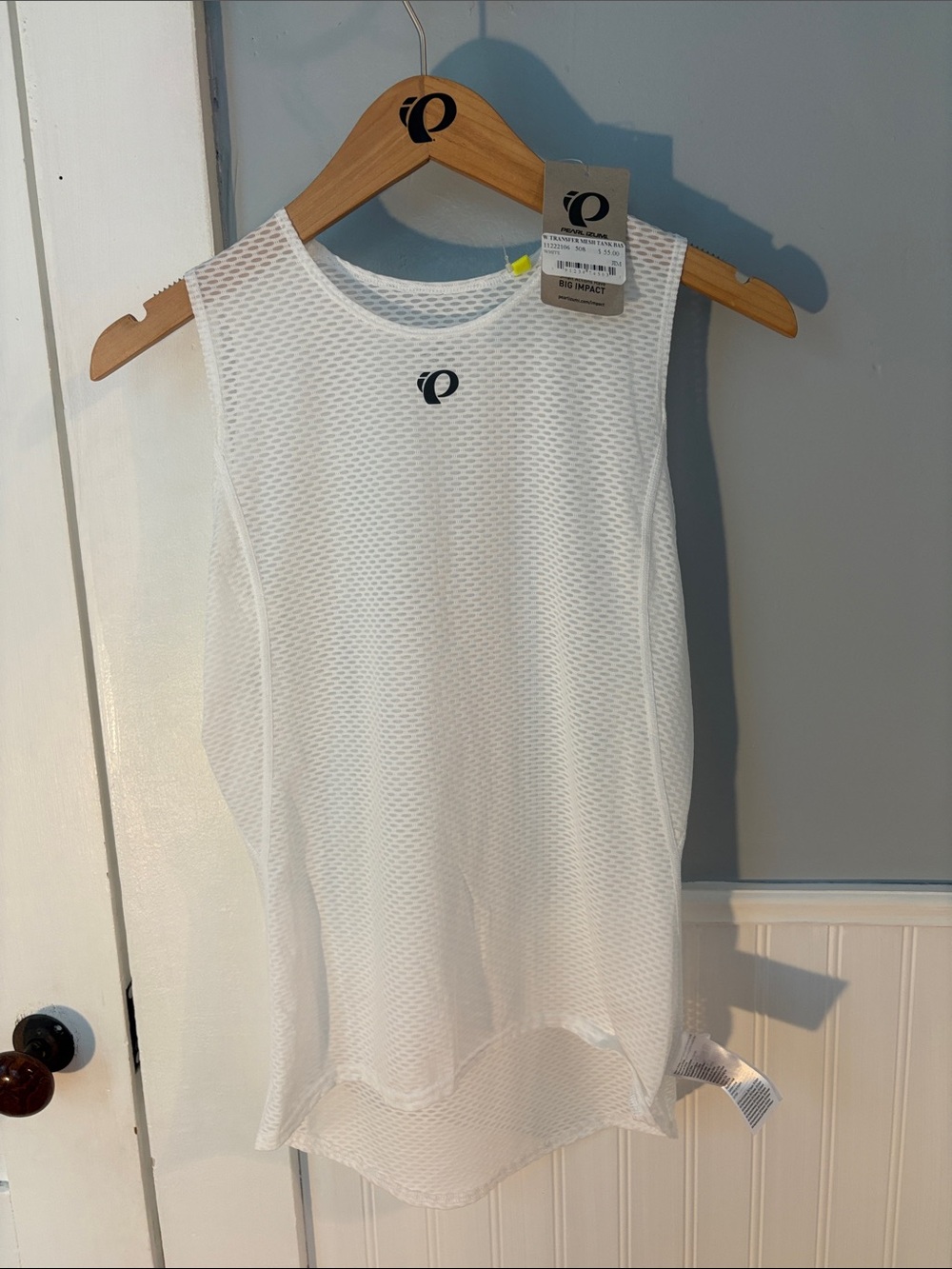 Pearl Izumi White Mesh Sleeveless Cycling Tank